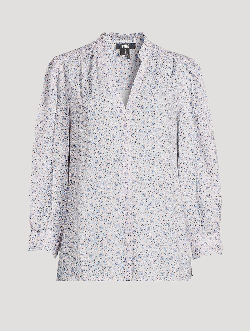 Keyra Top Paisley Print