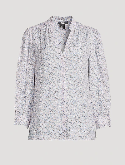 Keyra Top Paisley Print