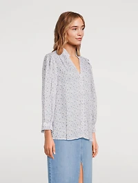Keyra Top Paisley Print
