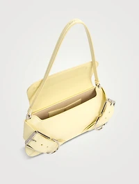 Voyou Leather Shoulder Flap Bag