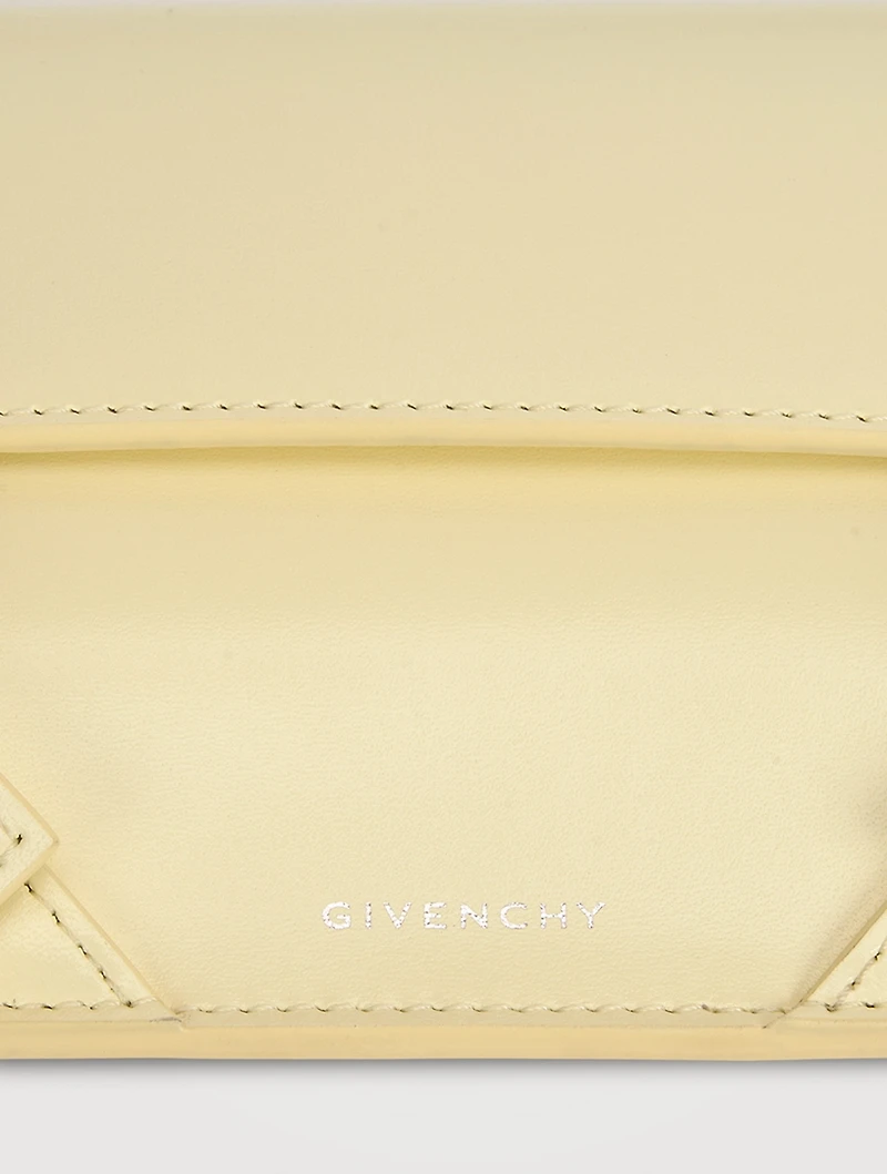Voyou Leather Shoulder Flap Bag