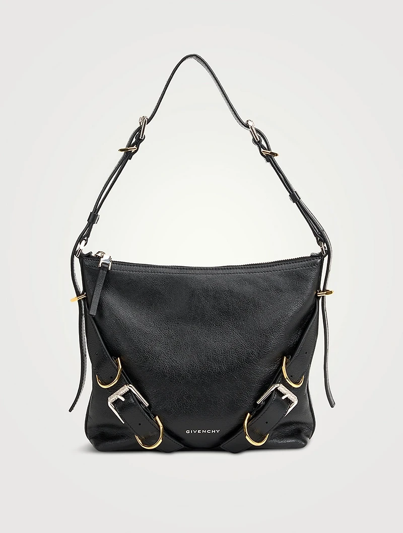 Small Voyou Leather Crossbody Bag