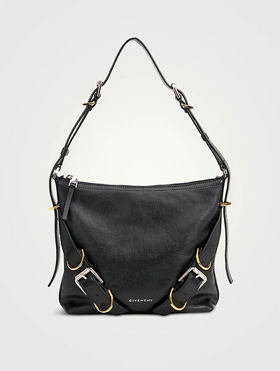 Small Voyou Leather Crossbody Bag