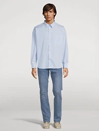 Relaxed Shirt Striped Print