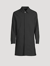Stretch Wool-Blend Car Coat