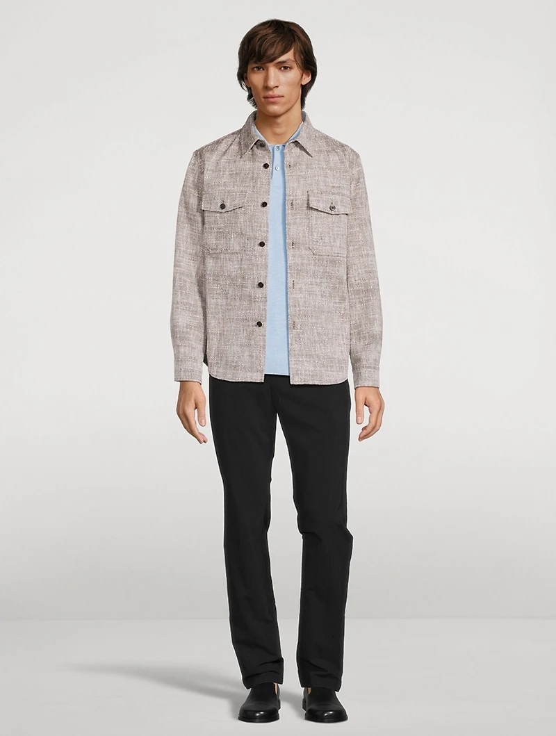 Garvin Tweed Shirt Jacket