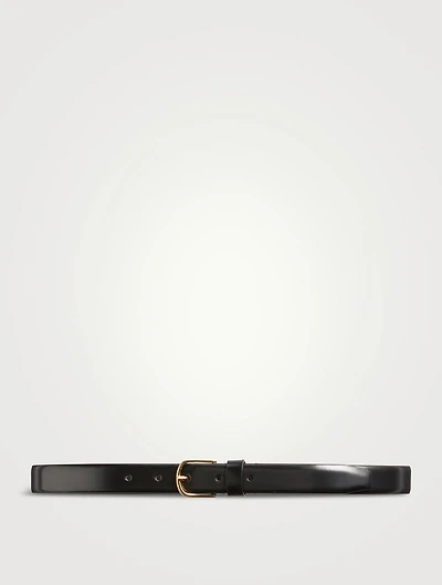 Slim Leather Trouser Belt