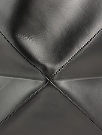 Large Puzzle Fold Leather Tote Bag