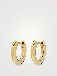 Plain Amalfi Huggie Hoop Earrings