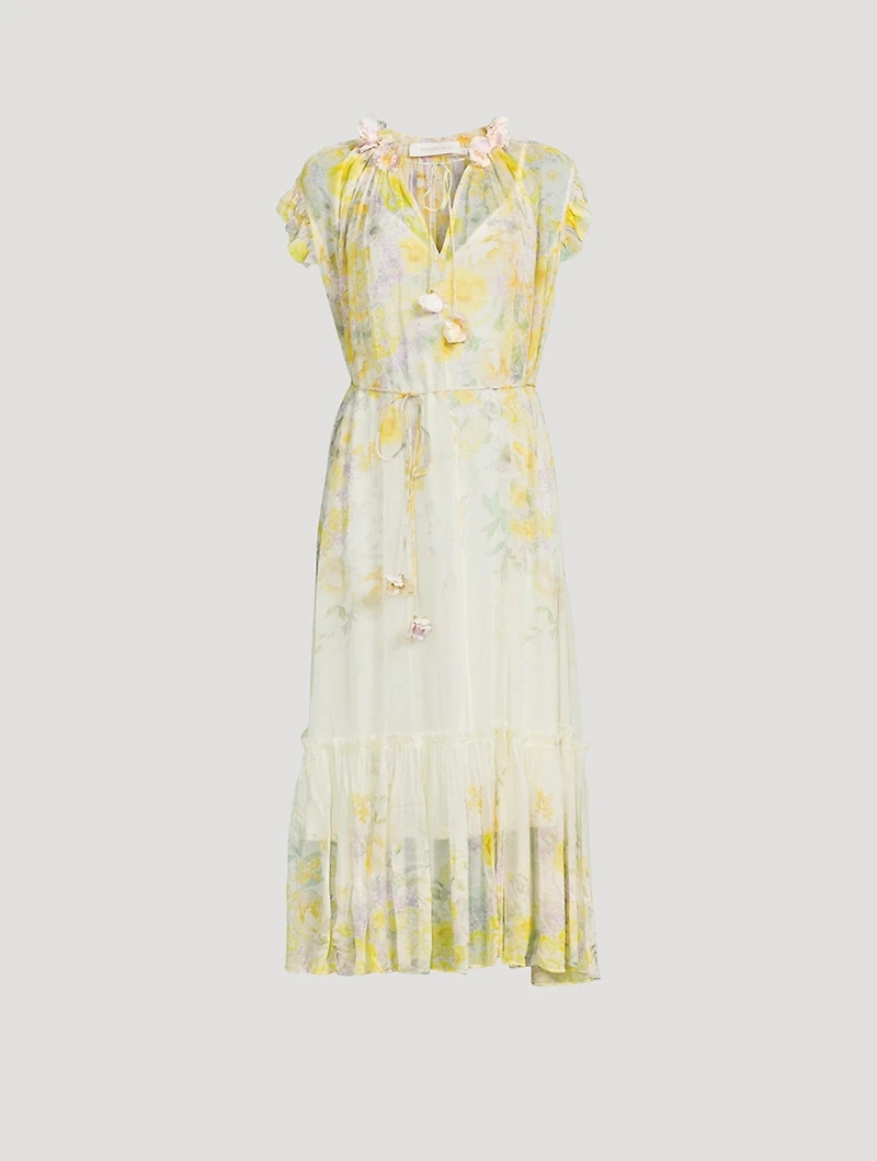 Harmony Flutter Midi Dress