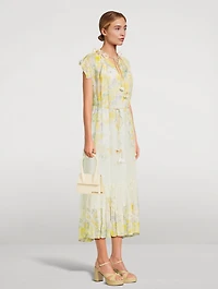Harmony Flutter Midi Dress