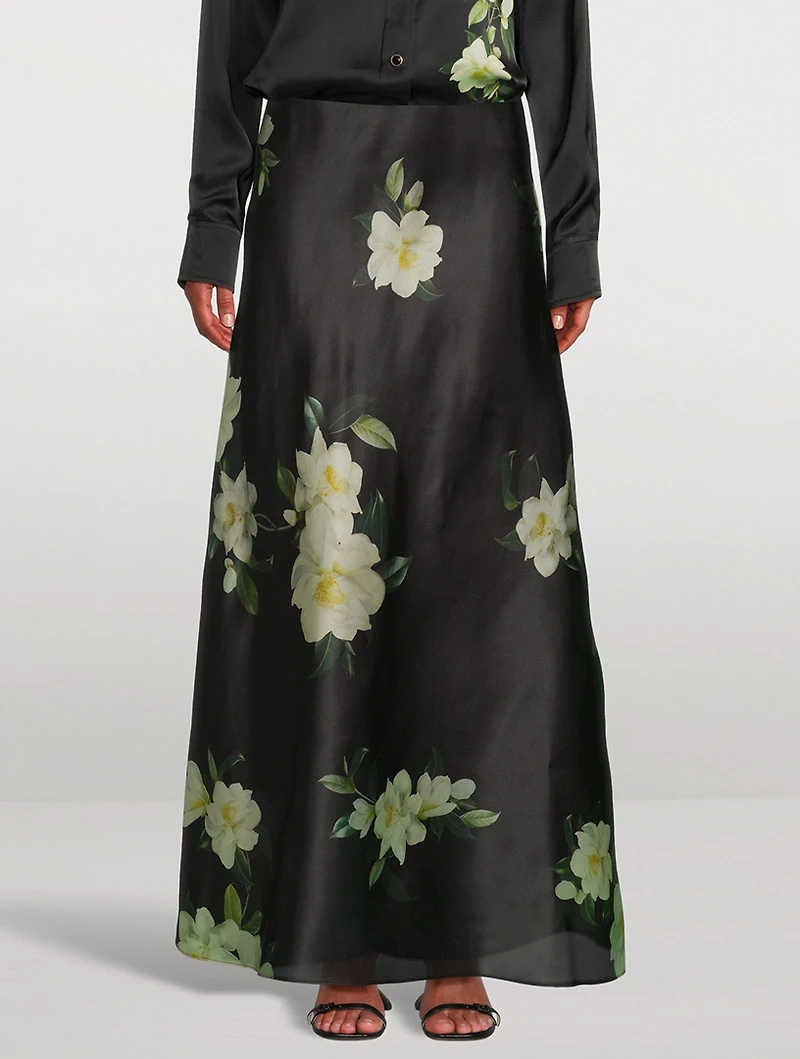Harmony Maxi Skirt Floral Print