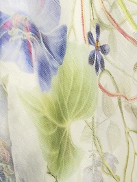 Natura Asymmetric Mini Dress Floral Print