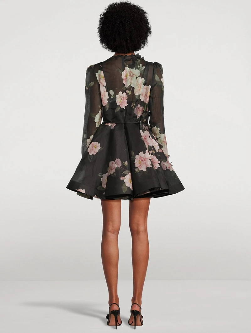 Natura Linen And Silk Mini Dress