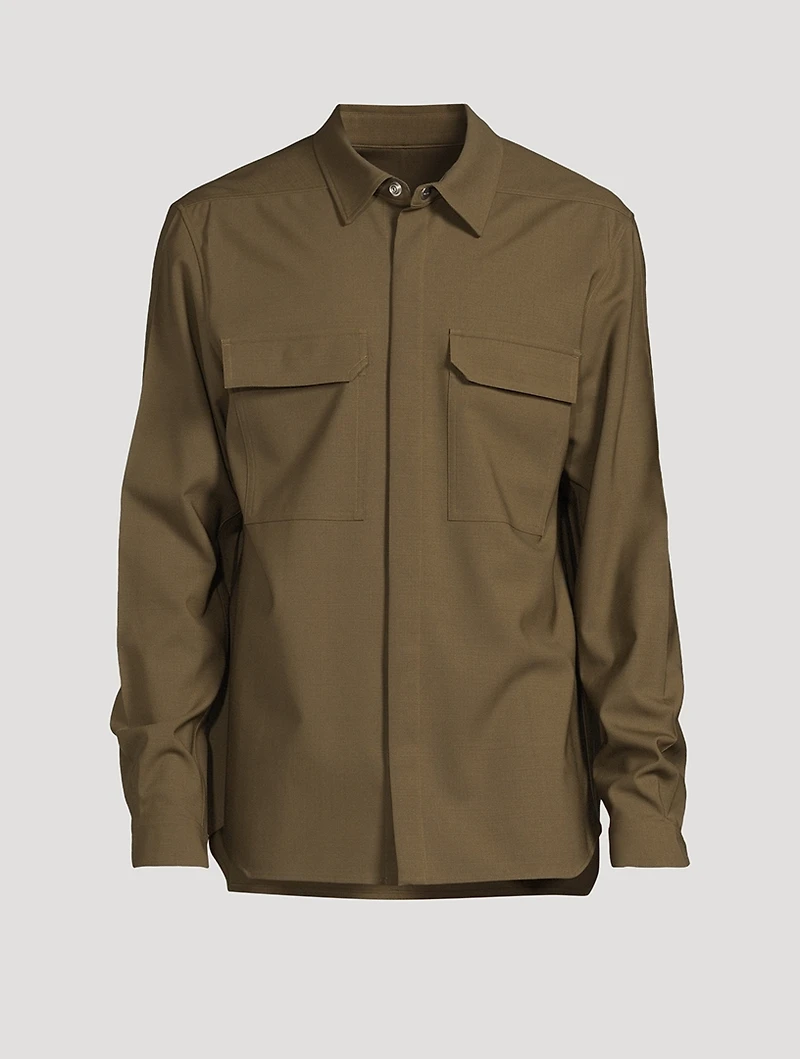 Porterville Stretch Wool Overshirt