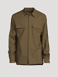 Porterville Stretch Wool Overshirt