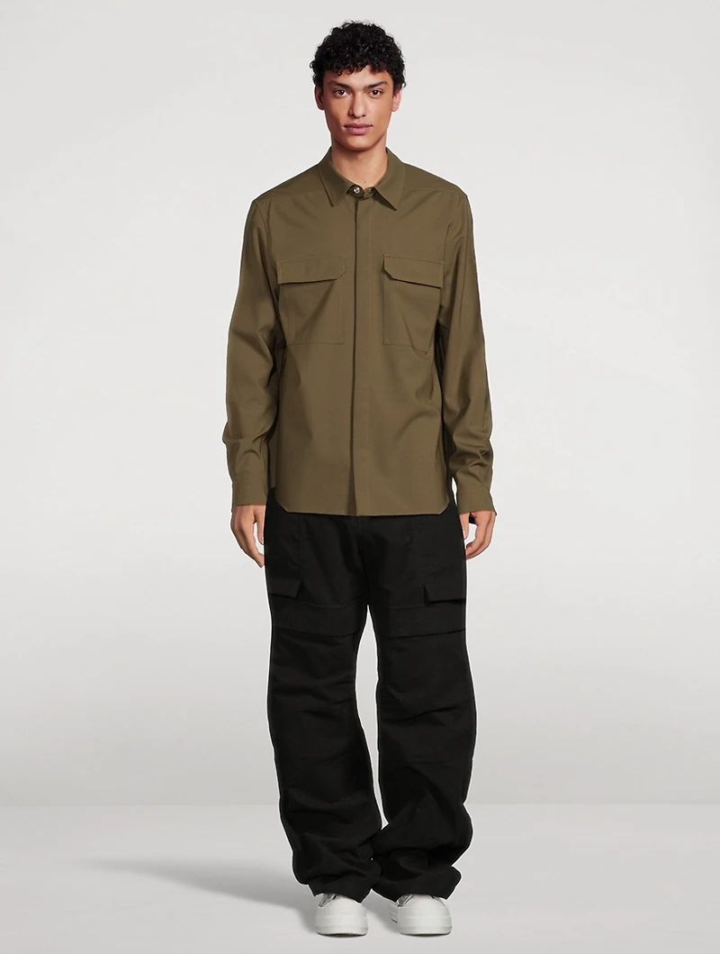 Porterville Stretch Wool Overshirt
