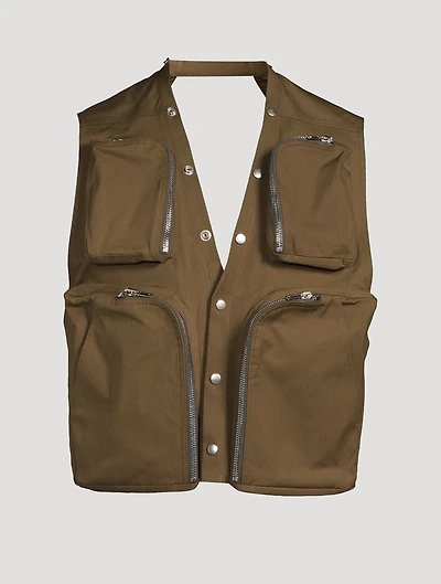 Porterville Cotton Poplin Cargo Vest