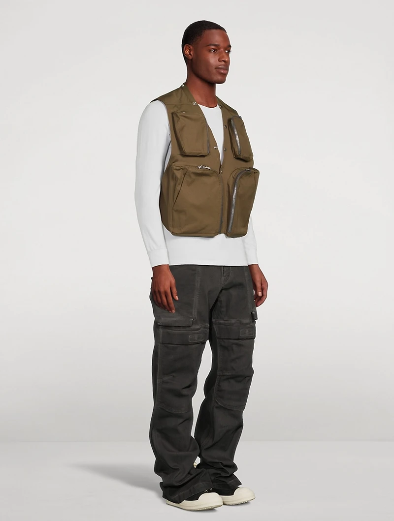 Porterville Cotton Poplin Cargo Vest