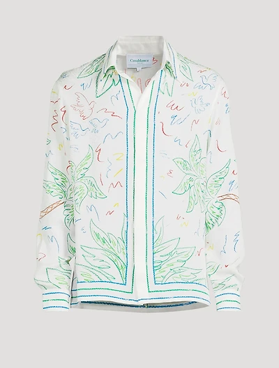 Crayon Tennis Club Silk Shirt