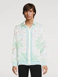 Crayon Tennis Club Silk Shirt