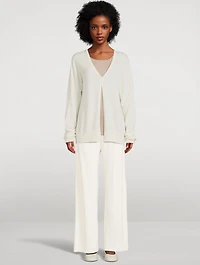 Cashmere Single-Button Cardigan