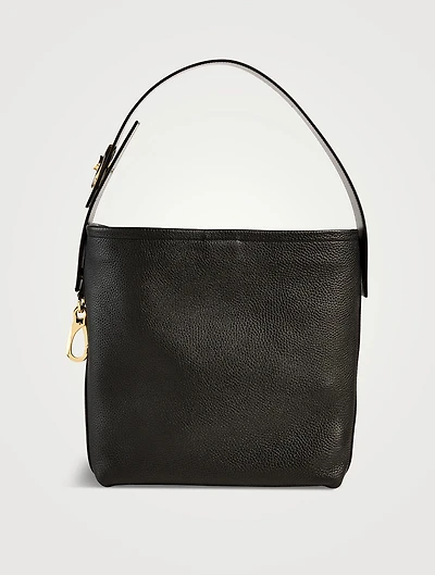 VLogo Locker Leather Tote Bag
