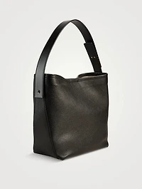 VLogo Locker Leather Tote Bag