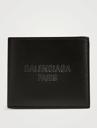 Duty Free Leather Folded Wallet