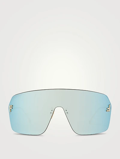 Fendi First Crystal Shield Sunglasses