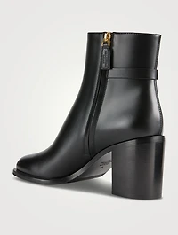VLOGO Leather Ankle Boots