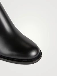 VLOGO Leather Ankle Boots