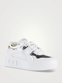 One Stud XL Leather Platform Sneakers