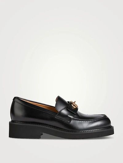 VLOGO Locker Leather Loafers