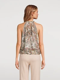 Renee Halter Top Floral Print