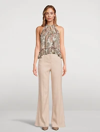 Renee Halter Top Floral Print
