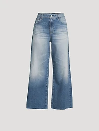 Saige Wide-Leg Crop Jeans