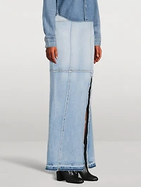 Denim Maxi Skirt