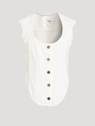 The Seamed Scoop Bustier