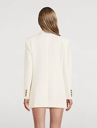 Shawl Collar Double-Breasted Blazer