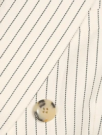 Cotton And Linen Double-Breasted Blazer