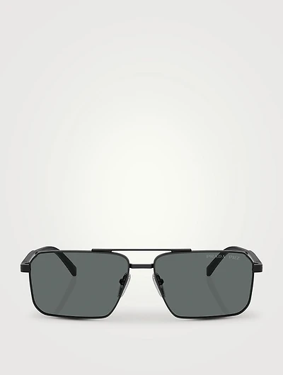 Square Aviator Sunglasses
