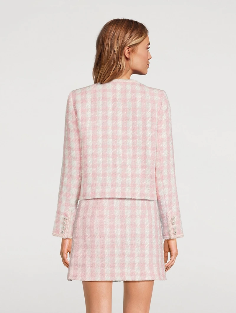 Check Bouclé Jacket