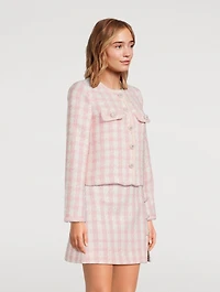 Check Bouclé Jacket