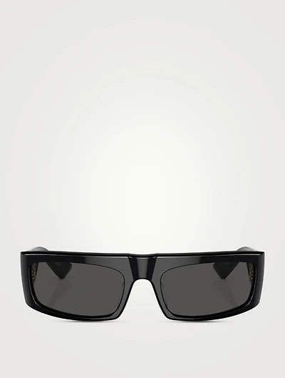 Oliver Peoples x Khaite Rectangular Sunglasses