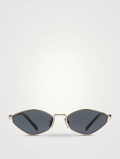 Miu Regard Oval Sunglasses
