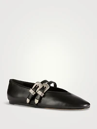 Claudia Leather Slippers