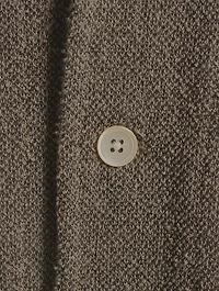 Boucle Short-Sleeve Boxy Shirt