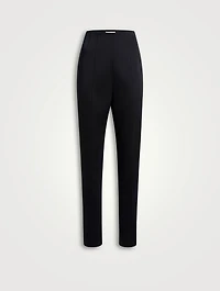 Lenn High-Waisted Cigarette Pants