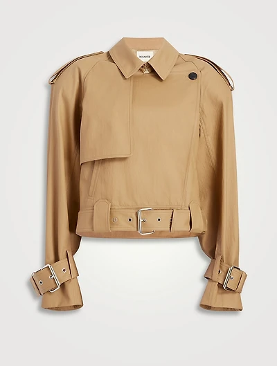 The Hammond Cropped Trench Jacket
